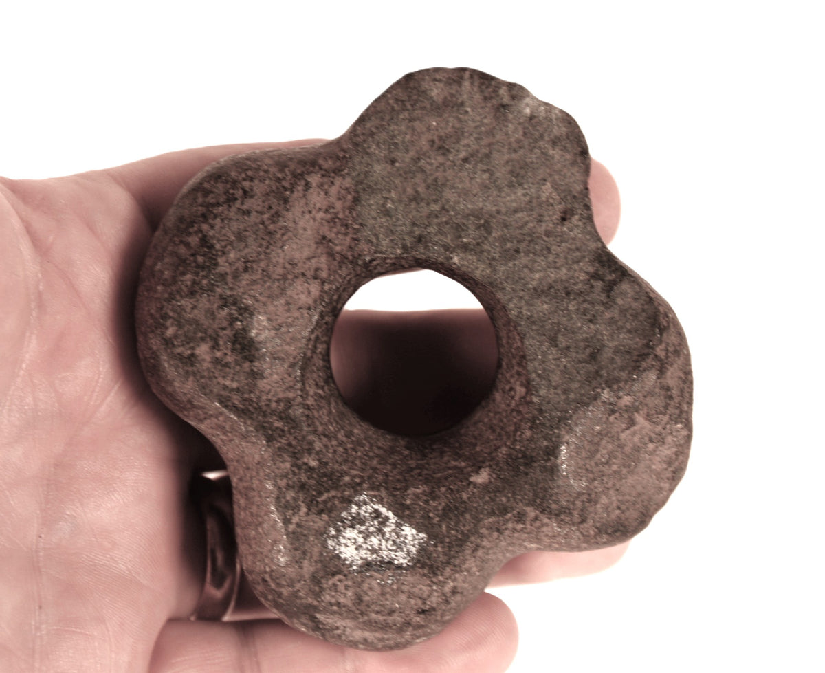 Inca 4 Sided Star Mace Head Stone