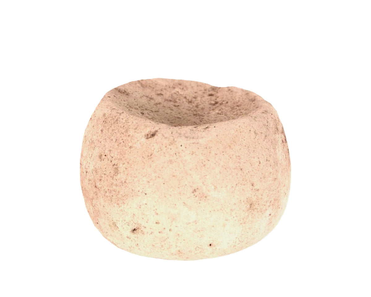 Inca Round Mortar White Pumice Stone