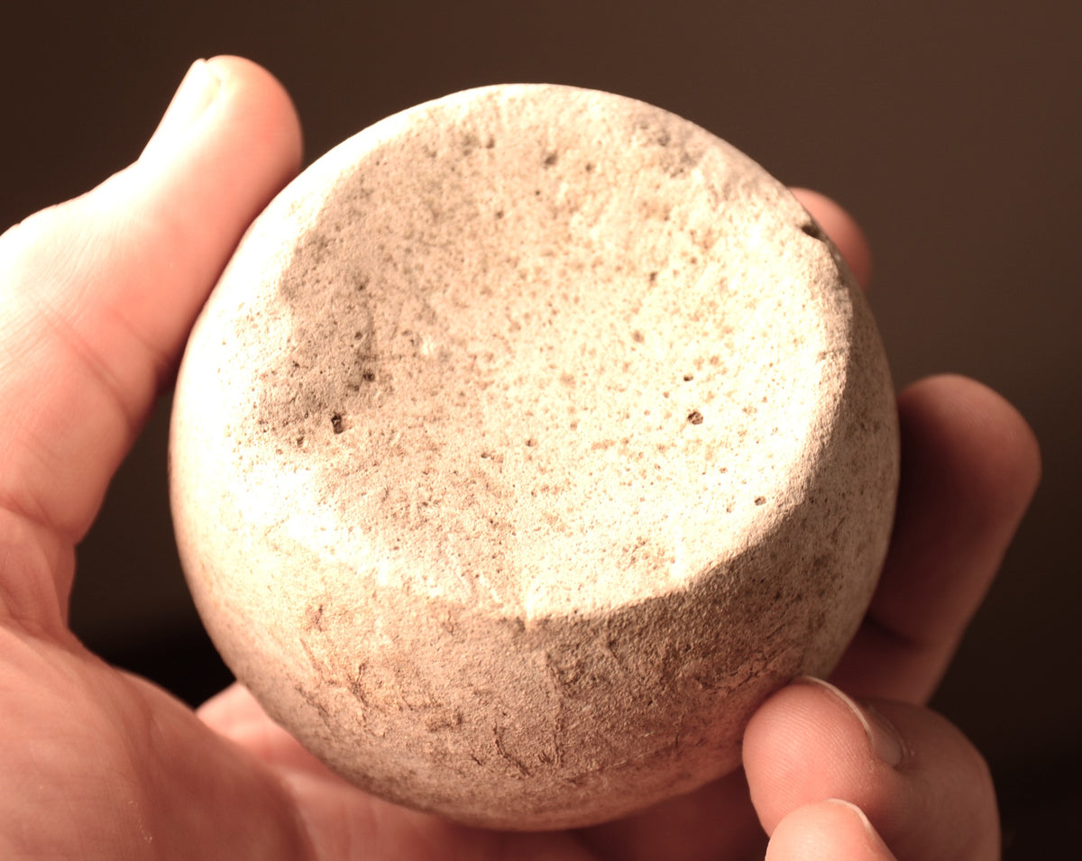 Inca Round Mortar White Pumice Stone