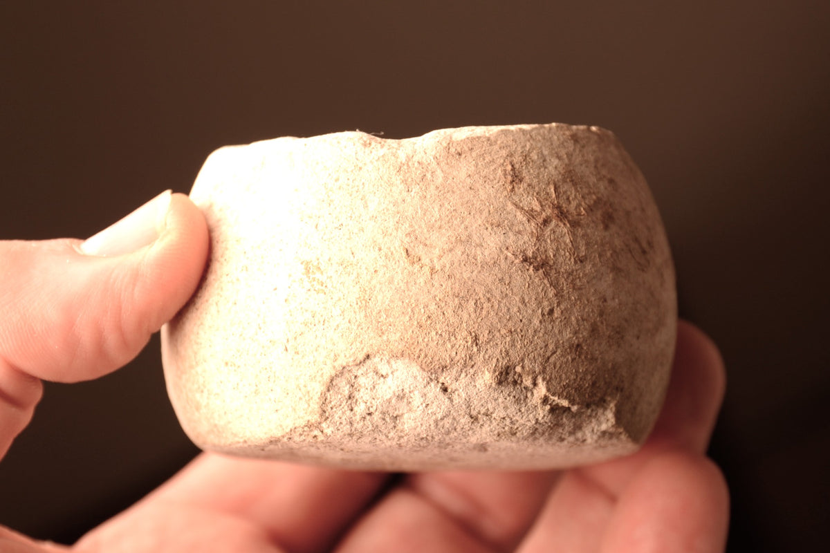 Inca Round Mortar White Pumice Stone