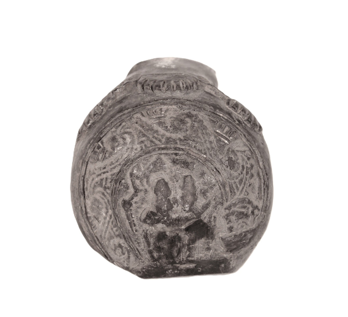 Chimu Blackware Figure of Indian