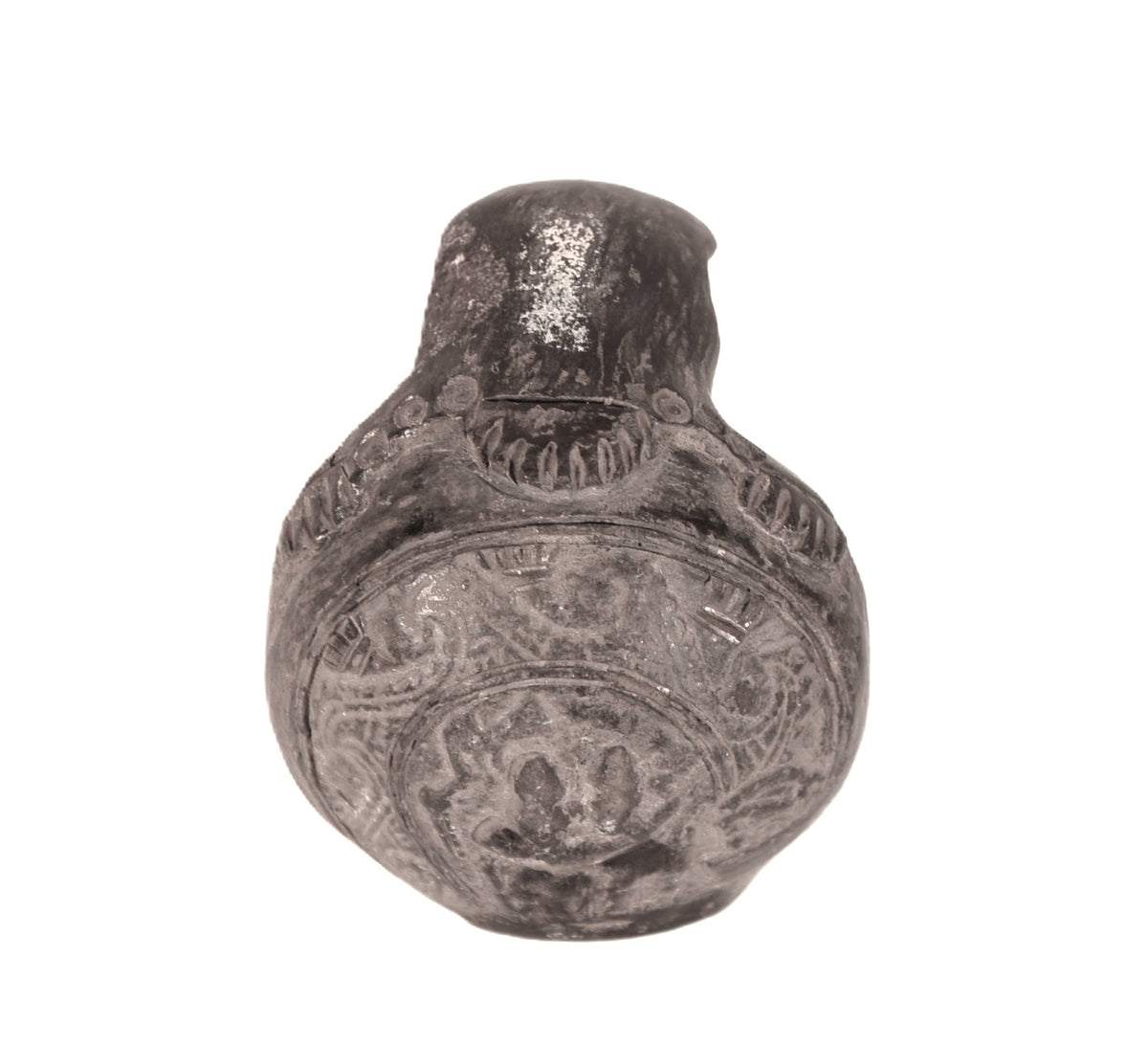 Chimu Blackware Figure of Indian