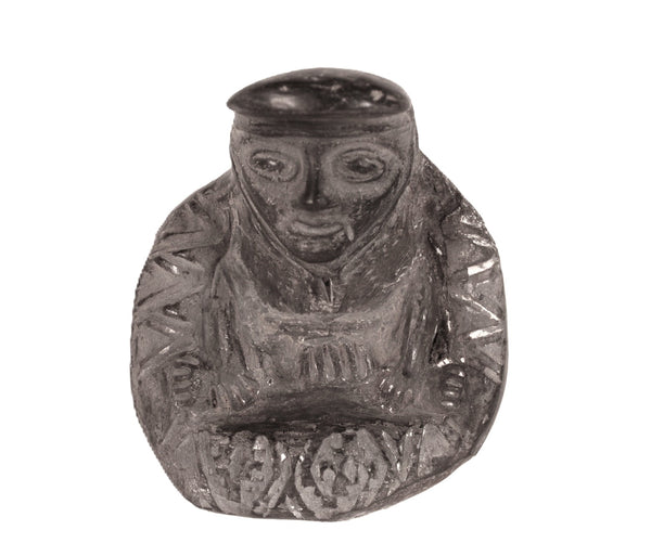Chimu Blackware Figure of Indian