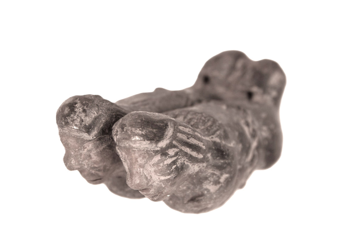 Chimu Blackware Female Figures Whistle