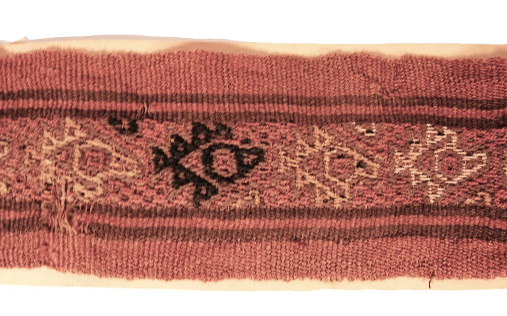 Chancay Cotton Textile Belt Fragment