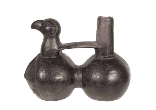 Chimu Blackware Duck Vessel
