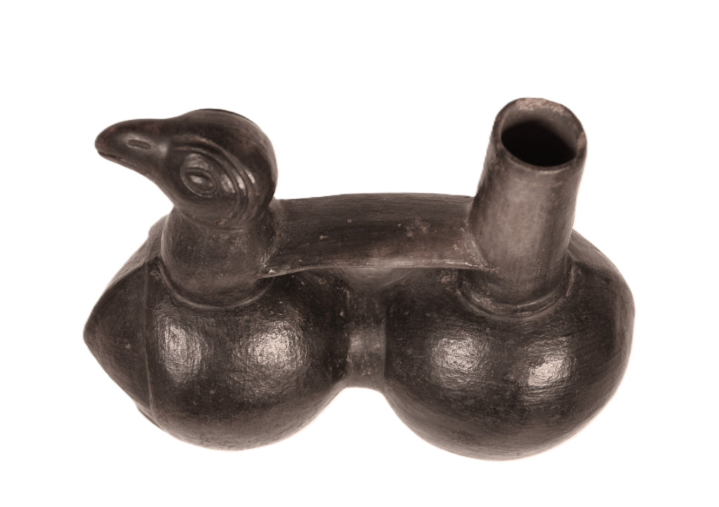 Chimu Blackware Duck Vessel