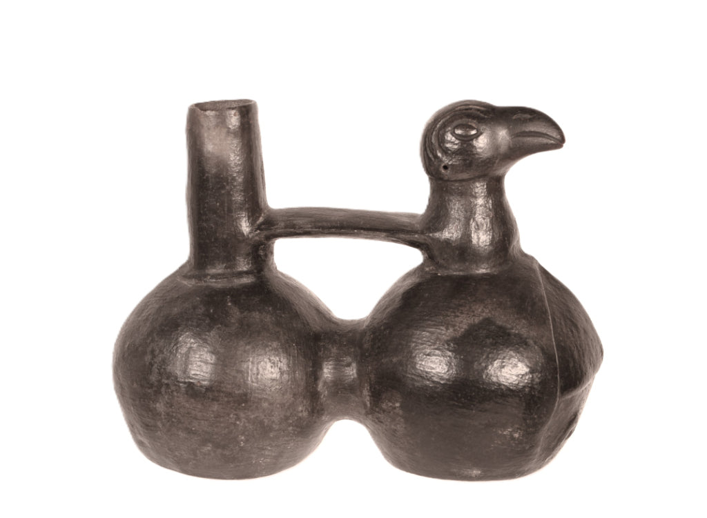 Chimu Blackware Duck Vessel