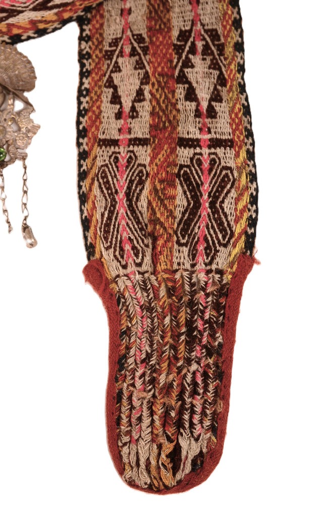 Peruvian Andean Tupu Shawl Pins with Sash Set of 8