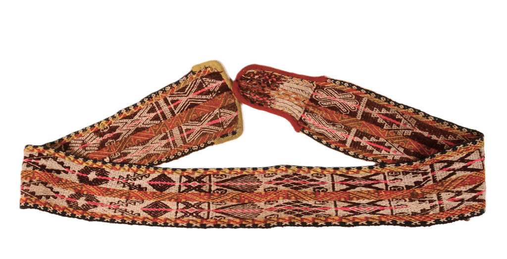 Peruvian Andean Tupu Shawl Pins with Sash Set of 8