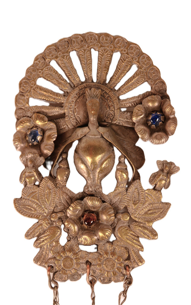 Peruvian Andean Tupu Shawl Pins with Sash Set of 8