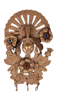Peruvian Andean Tupu Shawl Pins with Sash Set of 8