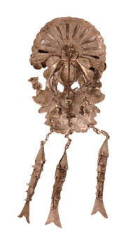 Peruvian Andean Tupu Shawl Pins with Sash Set of 8