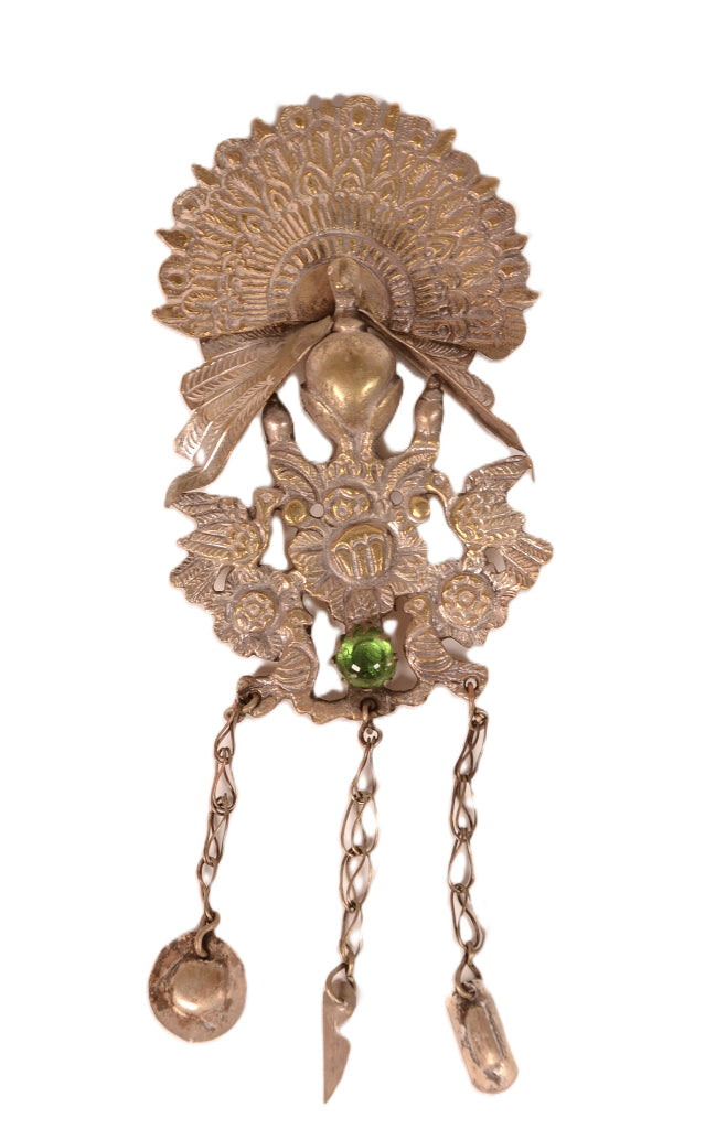 Peruvian Andean Tupu Shawl Pins with Sash Set of 8