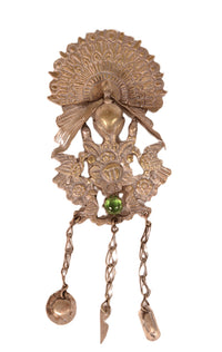 Peruvian Andean Tupu Shawl Pins with Sash Set of 8