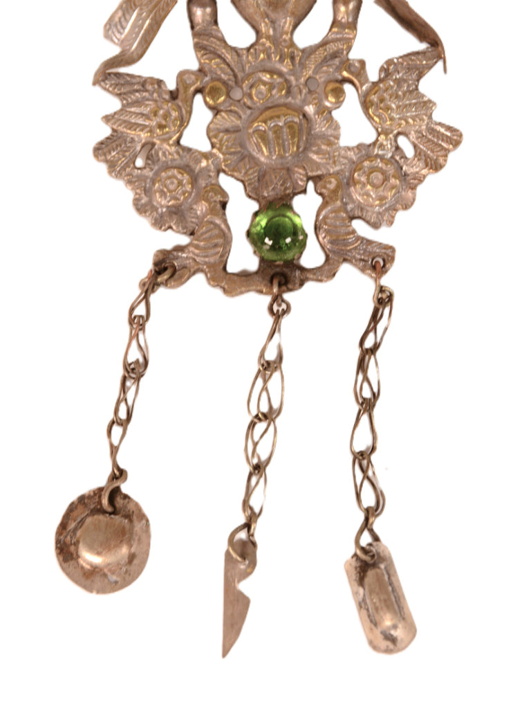 Peruvian Andean Tupu Shawl Pins with Sash Set of 8