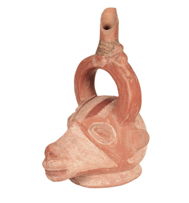 Middle Moche Stirrup Spouted Vessel