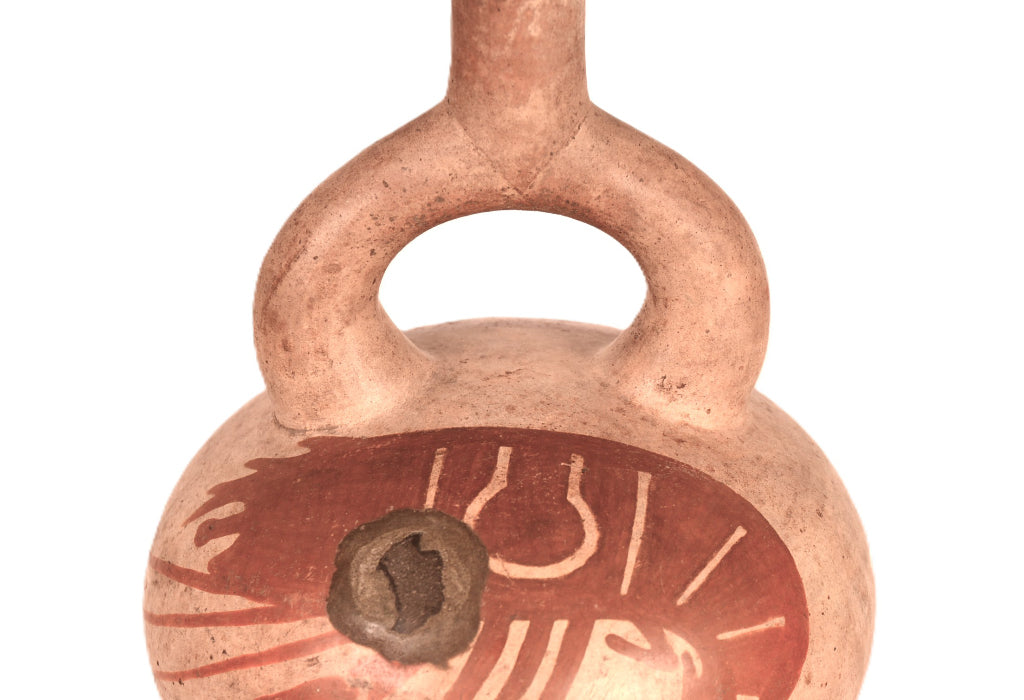 Middle Moche Stirrup Spouted Vessel