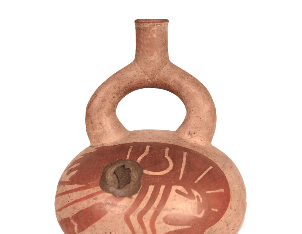 Middle Moche Stirrup Spouted Vessel
