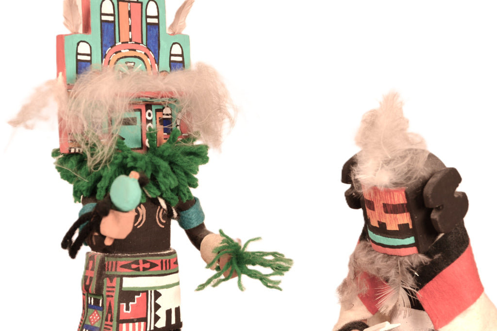 Hopi Pueblo Katchina Dolls By Clifford Pongyesvia