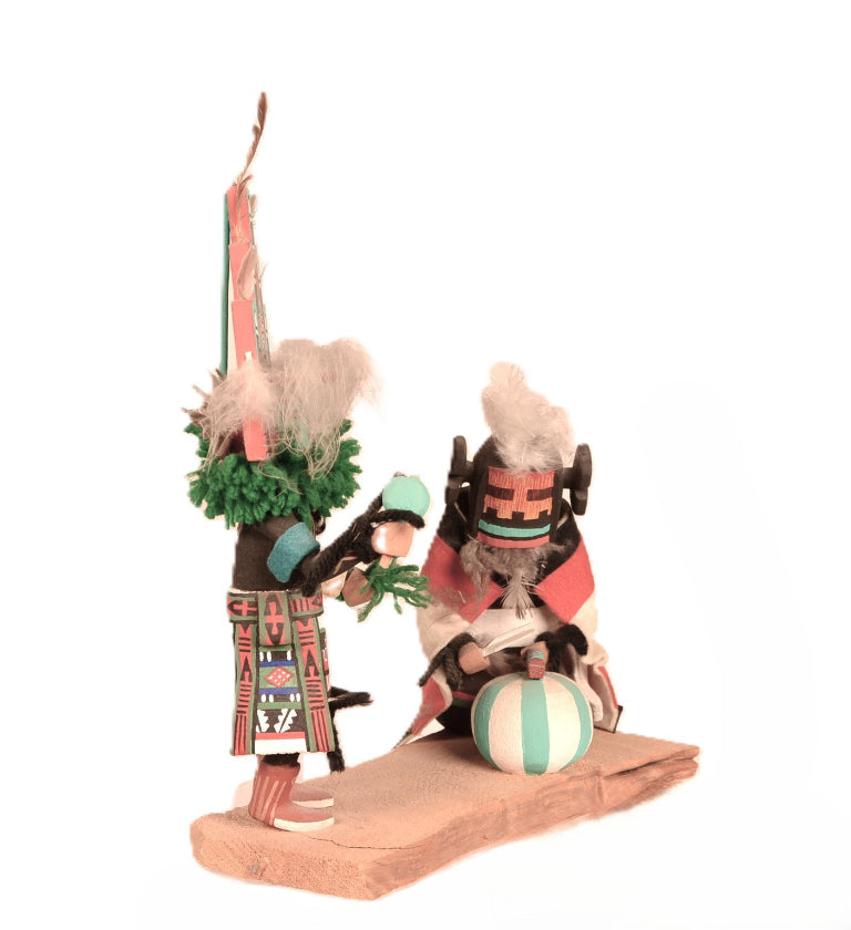 Hopi Pueblo Katchina Dolls By Clifford Pongyesvia