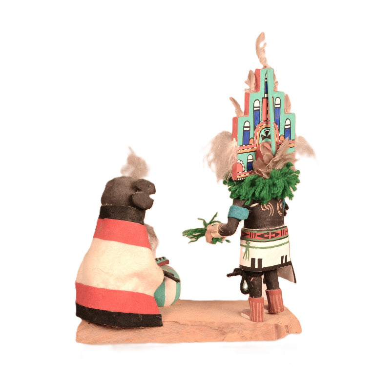 Hopi Pueblo Katchina Dolls By Clifford Pongyesvia