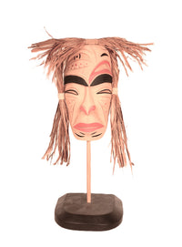 Squamish Mask on Stand By Van Joseph
