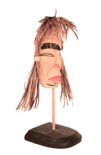 Squamish Mask on Stand By Van Joseph