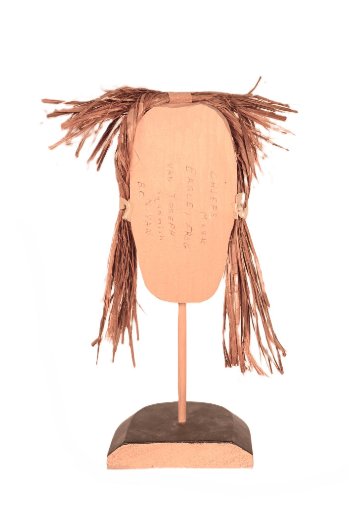 Squamish Mask on Stand By Van Joseph