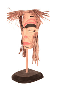 Squamish Mask on Stand By Van Joseph