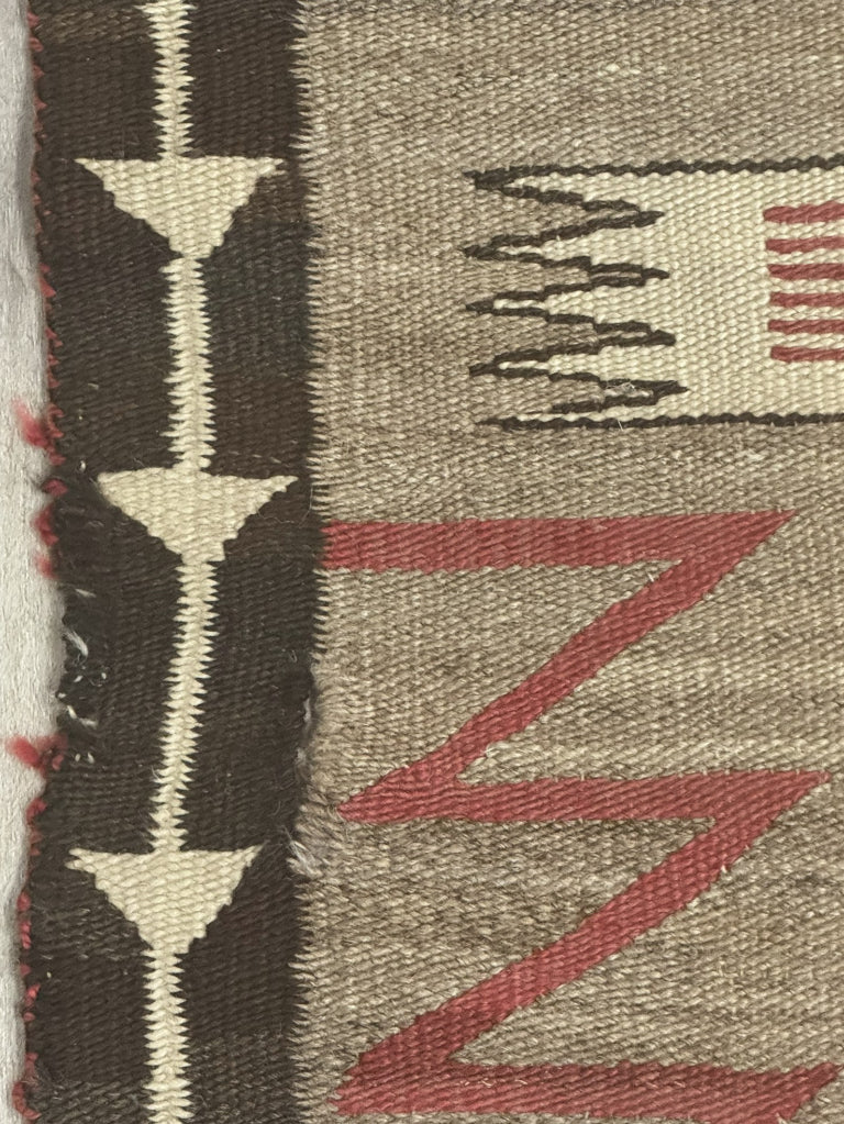 Navajo Crystal Whirling Log Rug