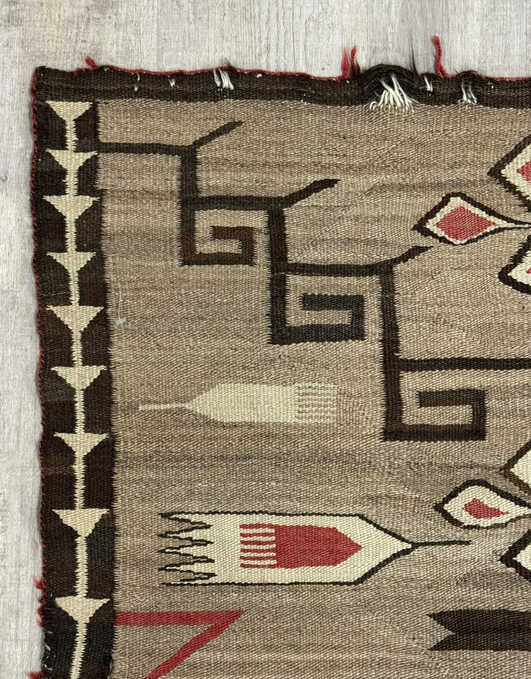 Navajo Crystal Whirling Log Rug