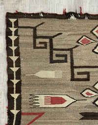 Navajo Crystal Whirling Log Rug