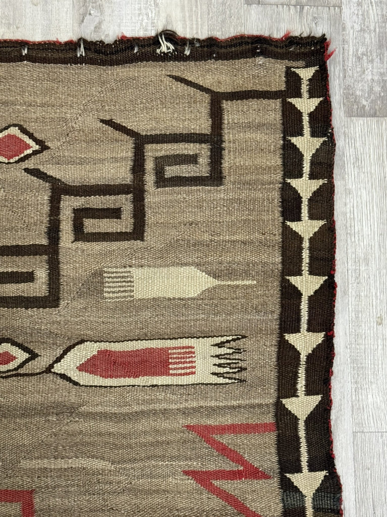Navajo Crystal Whirling Log Rug