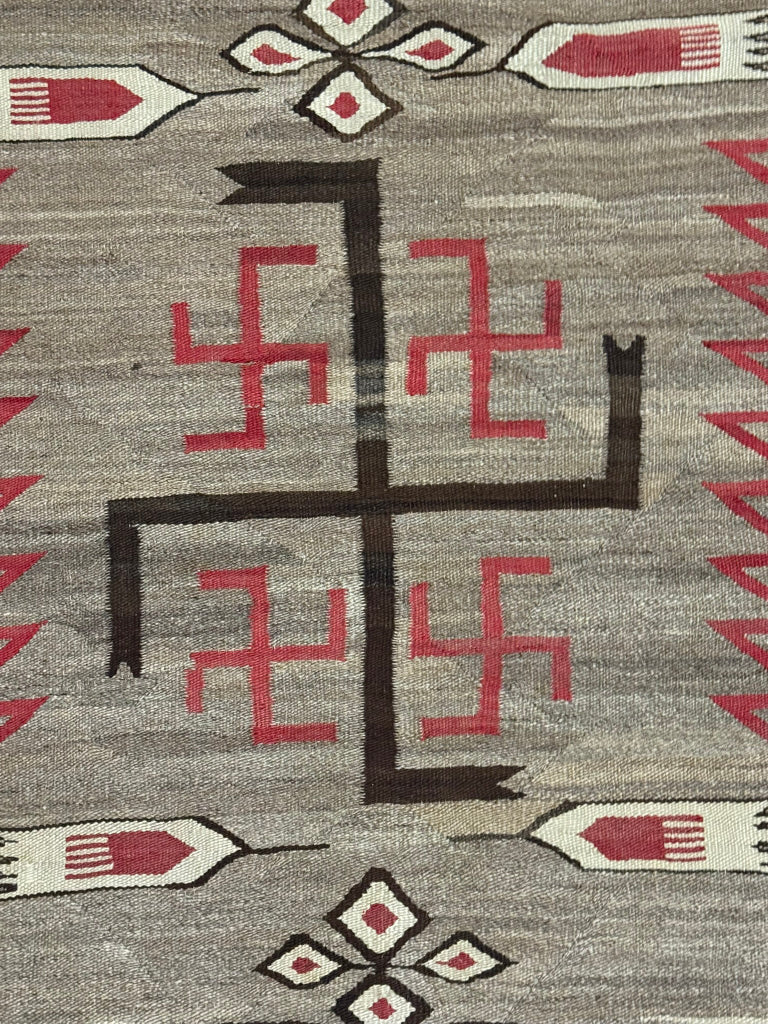 Navajo Crystal Whirling Log Rug