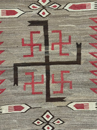 Navajo Crystal Whirling Log Rug