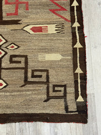 Navajo Crystal Whirling Log Rug