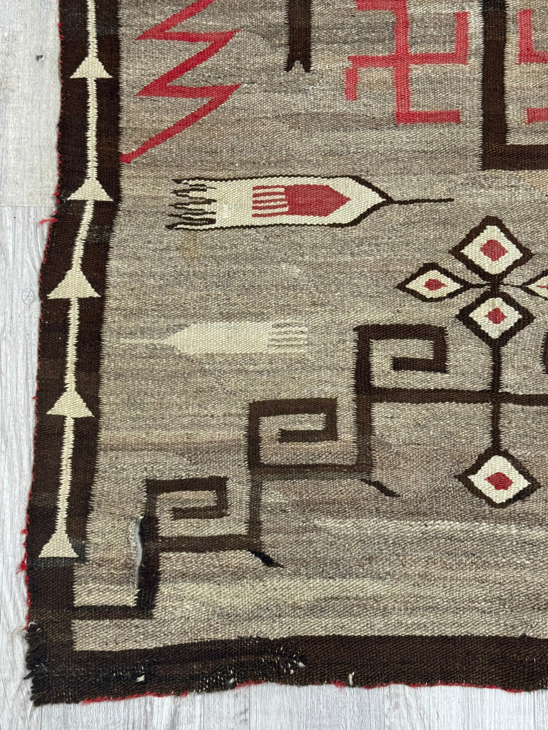 Navajo Crystal Whirling Log Rug