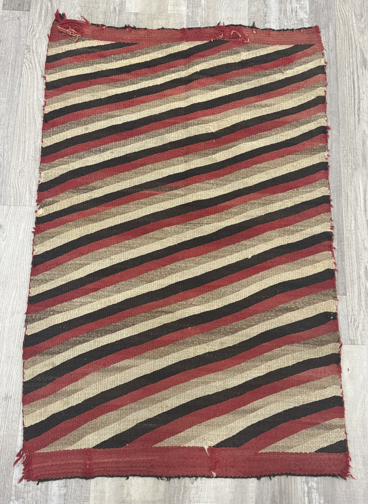 Navajo Ganado Diagonal Striped Rug