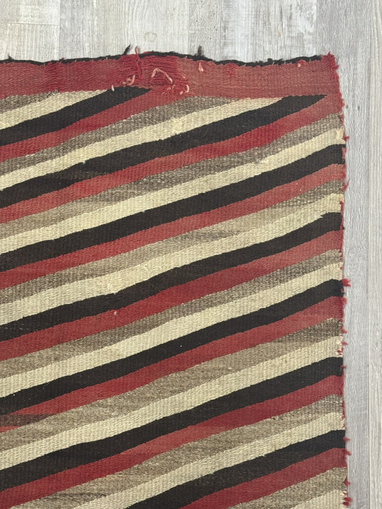 Navajo Ganado Diagonal Striped Rug