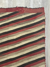 Navajo Ganado Diagonal Striped Rug