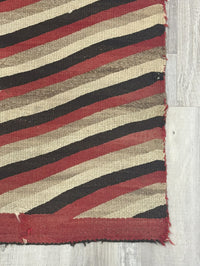 Navajo Ganado Diagonal Striped Rug
