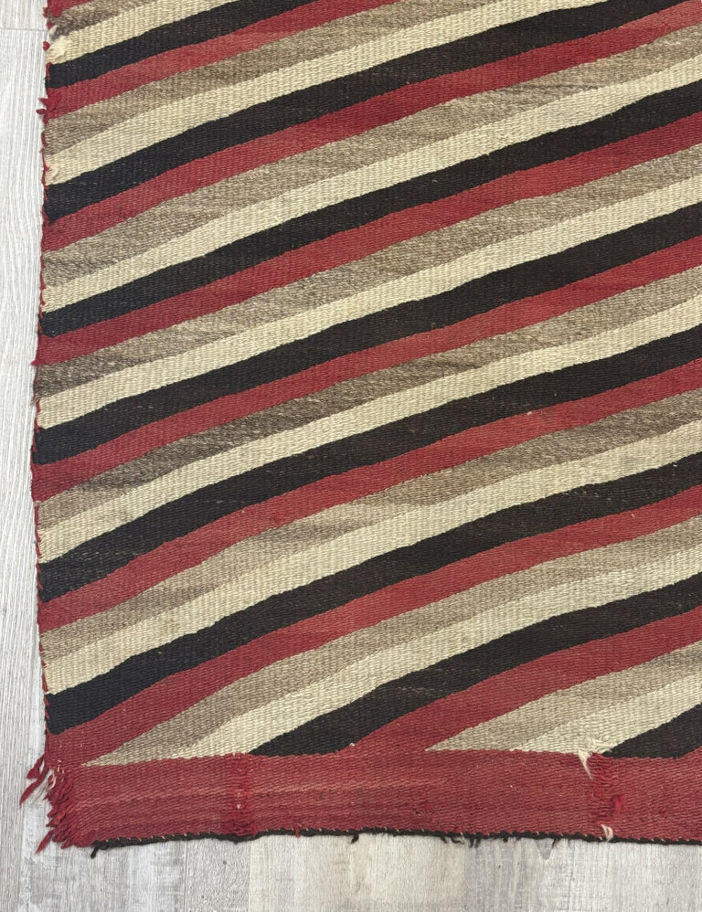 Navajo Ganado Diagonal Striped Rug
