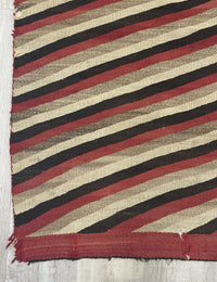 Navajo Ganado Diagonal Striped Rug