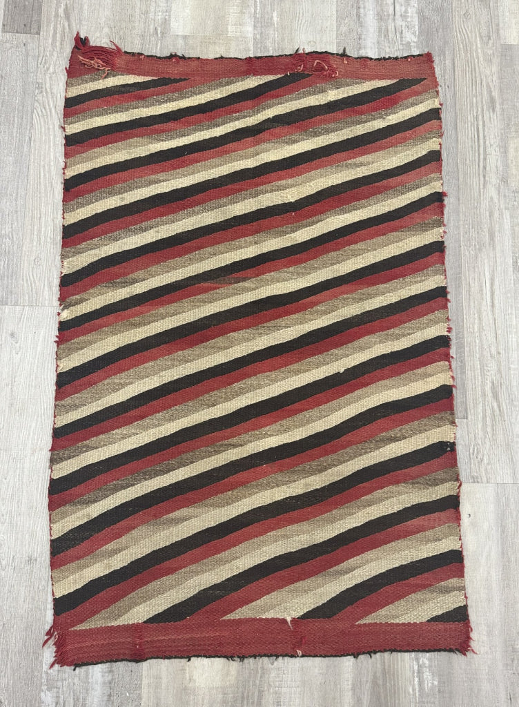Navajo Ganado Diagonal Striped Rug