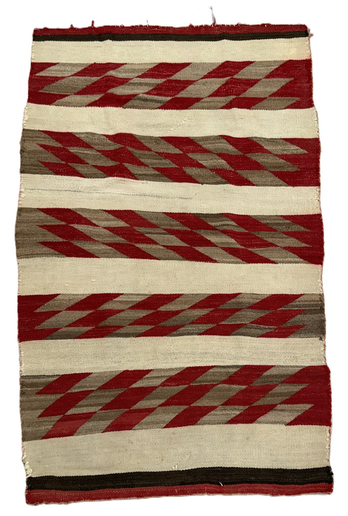 Navajo Double Saddle Blanket Rug