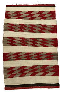 Navajo Double Saddle Blanket Rug