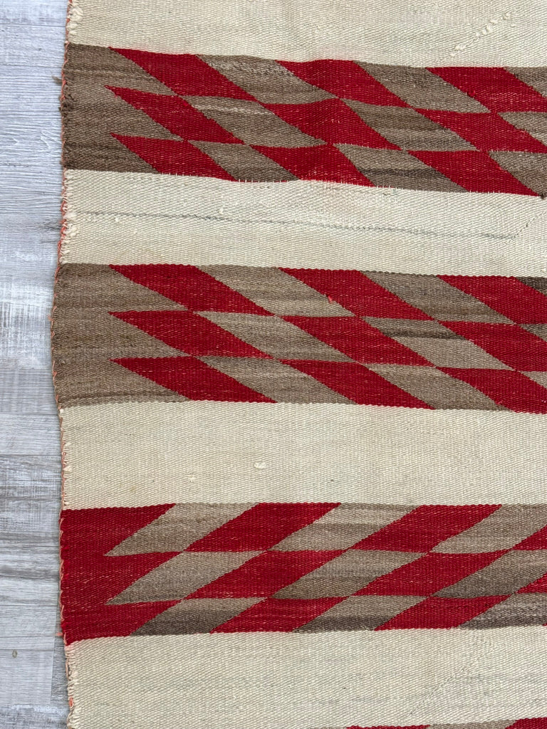 Navajo Double Saddle Blanket Rug