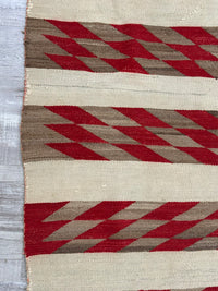 Navajo Double Saddle Blanket Rug