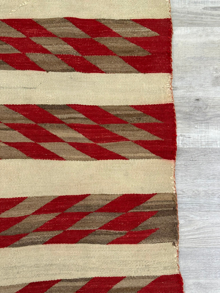 Navajo Double Saddle Blanket Rug